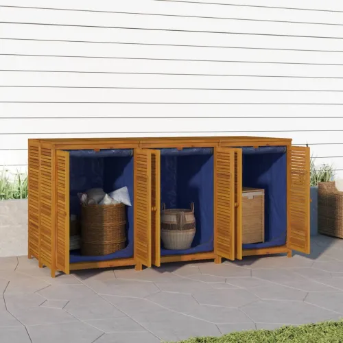 Vrtna kutija za pohranu 210x87x104 cm od masivnog drva bagrema - 210 x 87 x 104 cm 210 x 87 x 104 cm Cijena