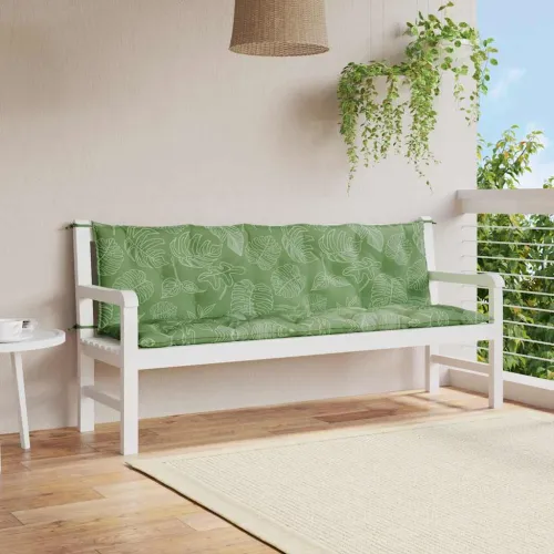 Jastuci za vrtnu klupu 2 kom s uzorkom lišća od tkanine Oxford - Uzorak lišća 180 cm Cijena