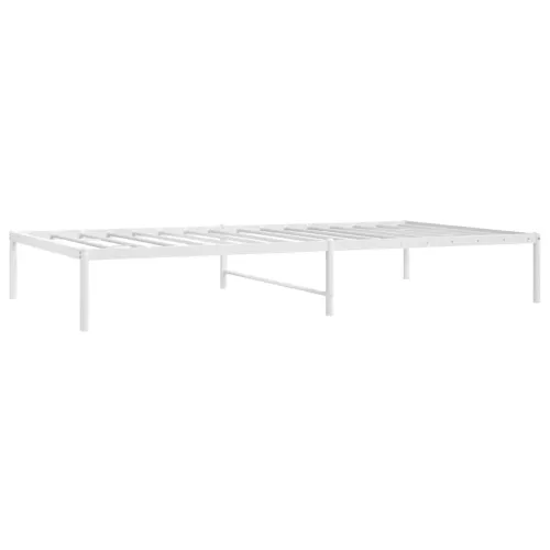 Metalni okvir za krevet bijeli 75x190 cm - Bijela 75 x 190 cm bez uzglavlja Cijena