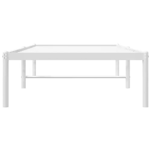Metalni okvir za krevet bijeli 75x190 cm - Bijela 75 x 190 cm bez uzglavlja Cijena