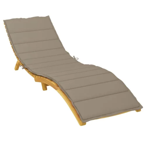 Jastuk za ležaljku smeđesivi 200 x 50 x 3 cm od tkanine Oxford - Sivo-smeđa 200 x 50 x 3 cm Cijena