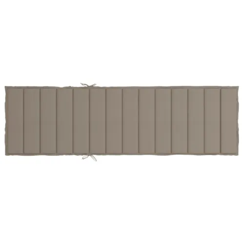 Jastuk za ležaljku smeđesivi 200 x 50 x 3 cm od tkanine Oxford - Sivo-smeđa 200 x 50 x 3 cm Cijena