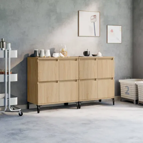 Komoda 2 kom boja hrasta sonome 60x35x70 cm konstruirano drvo - Sonoma hrast 2 Cijena