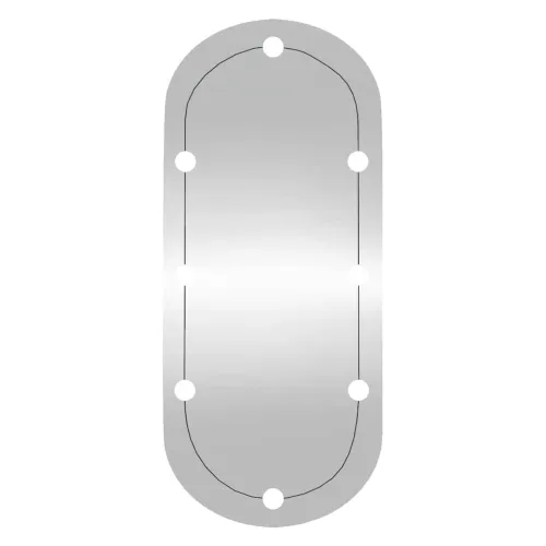 Zidno ogledalo s LED svjetlima 45 x 100 cm stakleno ovalno - 45 x 100 cm s LED svjetlima Ovalno Cijena