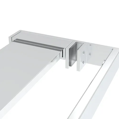 Polica za stijenku tuš-kabine kromirana 100 cm aluminijska - Srebrno 100 cm Cijena