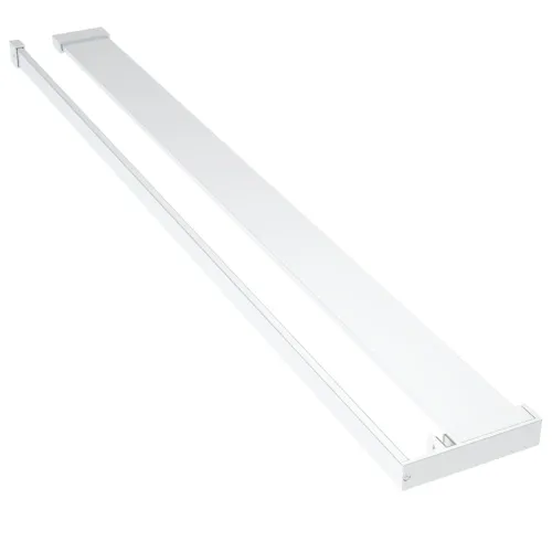 Polica za stijenku tuš-kabine kromirana 100 cm aluminijska - Srebrno 100 cm Cijena