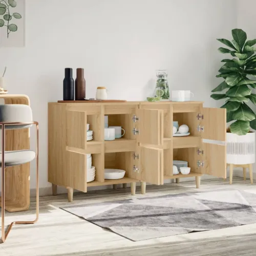Komoda 2 kom boja hrasta sonome 60x35x70 cm konstruirano drvo - Sonoma hrast 2 Cijena