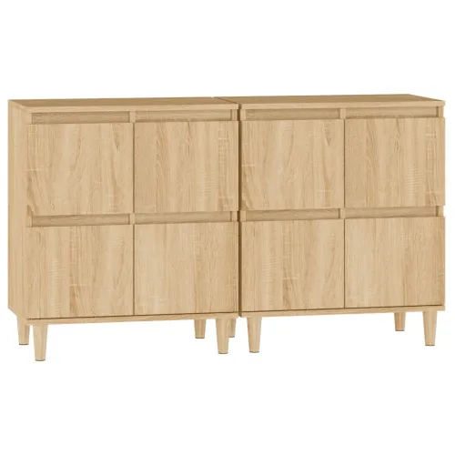 Komoda 2 kom boja hrasta sonome 60x35x70 cm konstruirano drvo - Sonoma hrast 2 Cijena