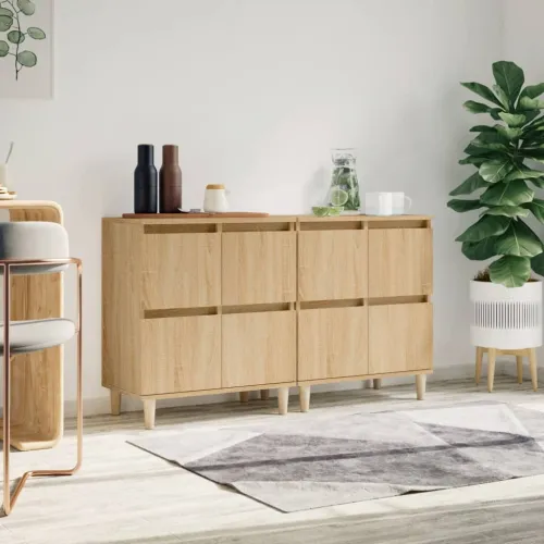 Komoda 2 kom boja hrasta sonome 60x35x70 cm konstruirano drvo - Sonoma hrast 2 Cijena