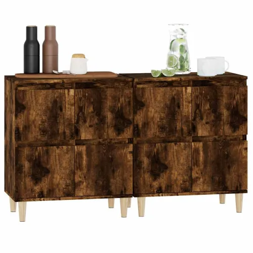 Komode 2 kom boja dimljenog hrasta 60x35x70cm konstruirano drvo - Dimljeni hrast 2 Cijena