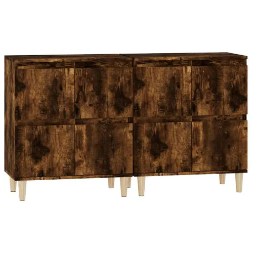 Komode 2 kom boja dimljenog hrasta 60x35x70cm konstruirano drvo - Dimljeni hrast 2 Cijena
