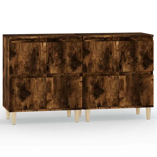 Komode 2 kom boja dimljenog hrasta 60x35x70cm konstruirano drvo - Dimljeni hrast 2 Cijena