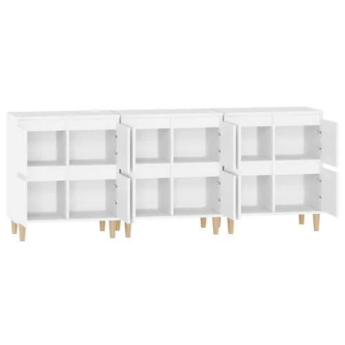 Komode 3 kom bijela 60x35x70cm konstruirano drvo - Bijela 3 Cijena