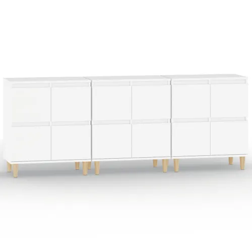 Komode 3 kom bijela 60x35x70cm konstruirano drvo - Bijela 3 Cijena