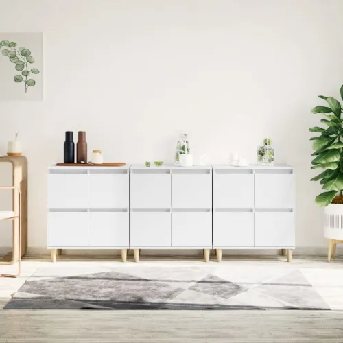 Komode 3 kom bijela 60x35x70cm konstruirano drvo - Bijela 3 Cijena