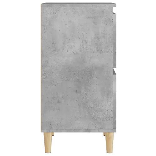 Komode 3 kom siva boja betona 60x35x70 cm od konstruiranog drva - Beton siva 3 Cijena