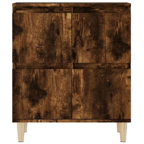 Komode 3 kom boja dimljenog hrasta 60x35x70cm konstruirano drvo - Dimljeni hrast 3 Cijena