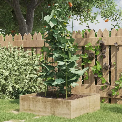 Kolci za vrtne biljke s 3 prstena 5 kom zeleni 75 cm čelični - 28 x 75 cm Cijena