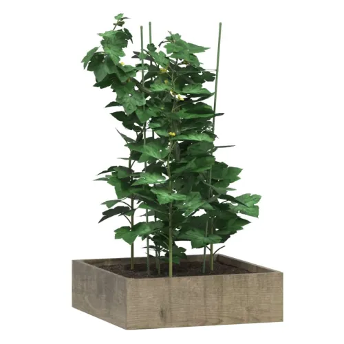 Kolci za vrtne biljke s 3 prstena 5 kom zeleni 75 cm čelični - 28 x 75 cm Cijena