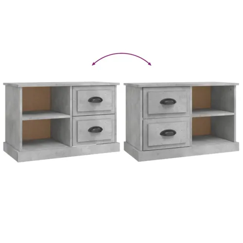 TV ormarić boja betona 73x35,5x47,5 cm konstruirano drvo - Beton siva 73 cm Cijena