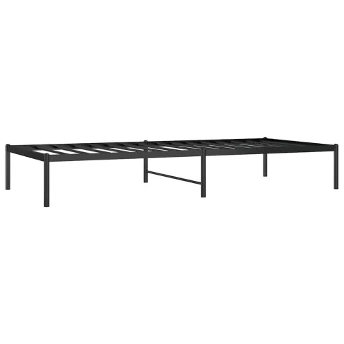 Metalni okvir za krevet crni 90 x 200 cm - Crna 90 x 200 cm bez uzglavlja Cijena