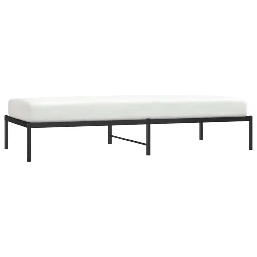 Metalni okvir za krevet crni 90 x 200 cm - Crna 90 x 200 cm bez uzglavlja Cijena