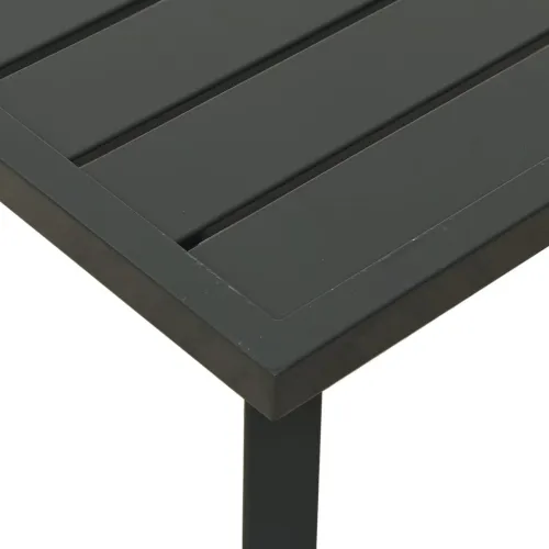 Vrtni stolić za kavu antracit 110 x 55 x 35 cm čelični Cijena