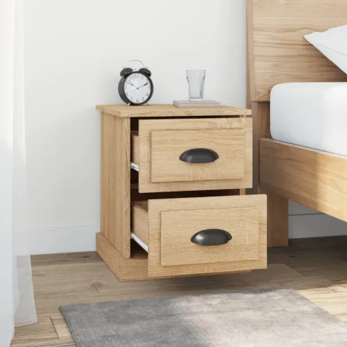 Noćni ormarići 2 kom boja hrasta 39x39x47,5cm konstruirano drvo - Sonoma hrast 2 Cijena