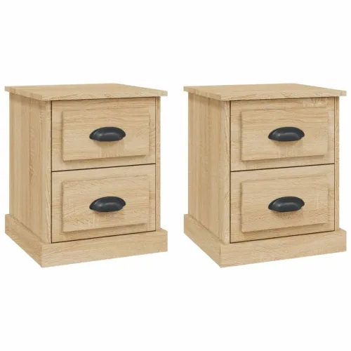 Noćni ormarići 2 kom boja hrasta 39x39x47,5cm konstruirano drvo - Sonoma hrast 2 Cijena