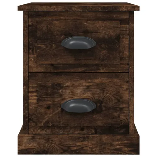 Noćni ormarići 2 kom boja hrasta 39x39x47,5cm konstruirano drvo - Dimljeni hrast 2 Cijena