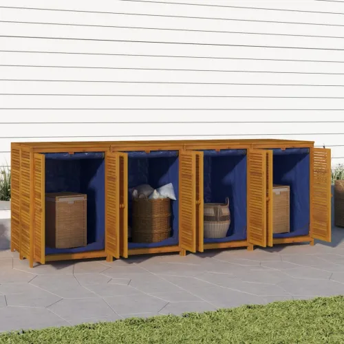 Vrtna kutija za pohranu 280x87x104 cm od masivnog drva bagrema - 280 x 87 x 104 cm 280 x 87 x 104 cm Cijena