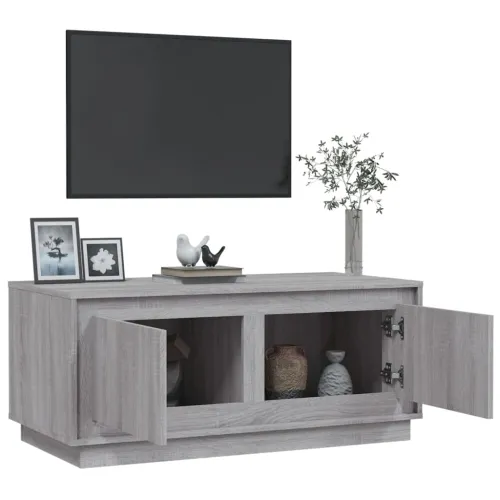Stolić za kavu siva boja hrasta 102x50x44 cm konstruirano drvo - Sivi hrast sonoma Cijena