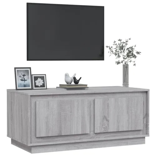 Stolić za kavu siva boja hrasta 102x50x44 cm konstruirano drvo - Sivi hrast sonoma Cijena