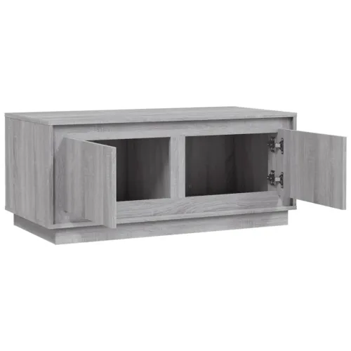 Stolić za kavu siva boja hrasta 102x50x44 cm konstruirano drvo - Sivi hrast sonoma Cijena