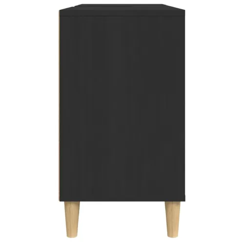Ormarić za Lavabo - Umivaonik crni 80 x 33 x 60 cm konstruirano drvo - Crna Cijena