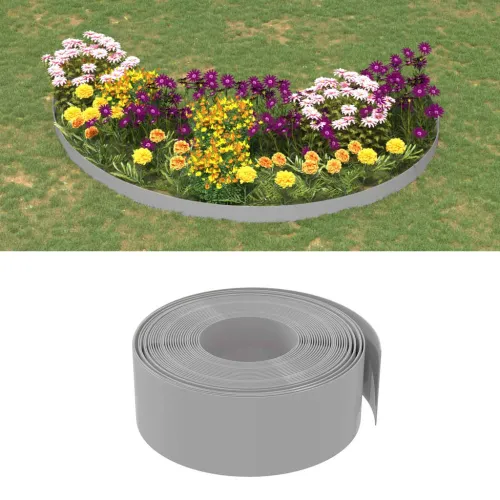 Vrtne ivice 3 kom sive 10 m 20 cm od polietilena - Siva 30 x 0.2 m 1 Cijena