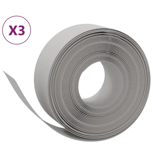 Vrtne ivice 3 kom sive 10 m 20 cm od polietilena - Siva 30 x 0.2 m 1 Cijena