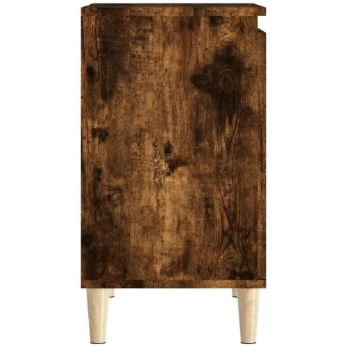 Ormarić za Lavabo - Umivaonik boja dimljenog hrasta 58x33x60 cm drveni - Dimljeni hrast Cijena