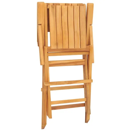 Sklopive stolice 6 kom 55x61x90 cm Masivno drvo Teak - 6 S naslonom za ruke Cijena