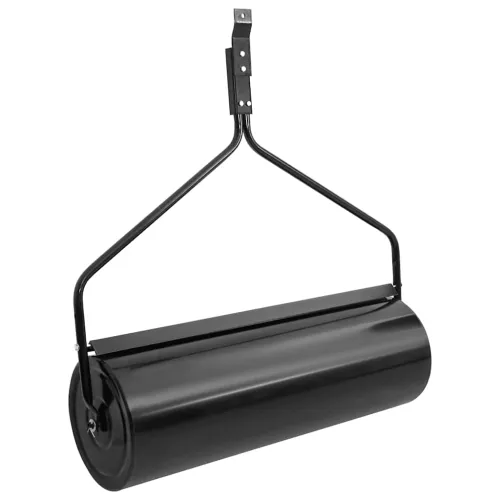 Vrtni valjak za travnjak s guranjem crni 63 L željezni - Crna 30 x 90 cm Bez ručke Cijena