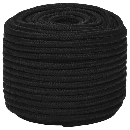 Radno uže crno 14 mm 250 m poliestersko - Crna 14 mm 250 m Cijena