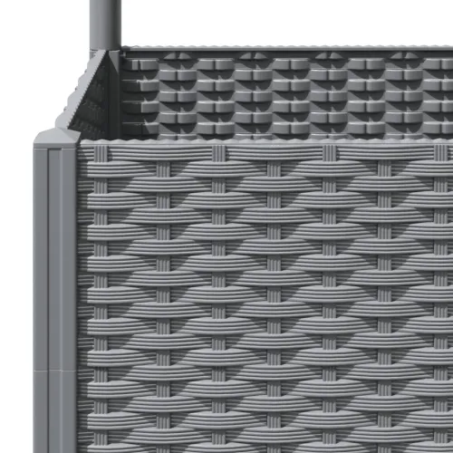 Vrtna sadilica s rešetkom svjetlosiva 40 x 40 x 136 cm PP - Svjetlosiva 40 x 40 x 136 cm bez kotača Cijena