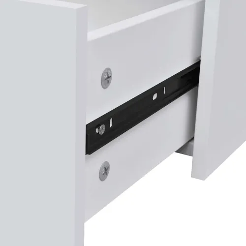 Komoda s 4 ladice 60 x 30,5 x 71 cm bijele - Bijela 1 Cijena