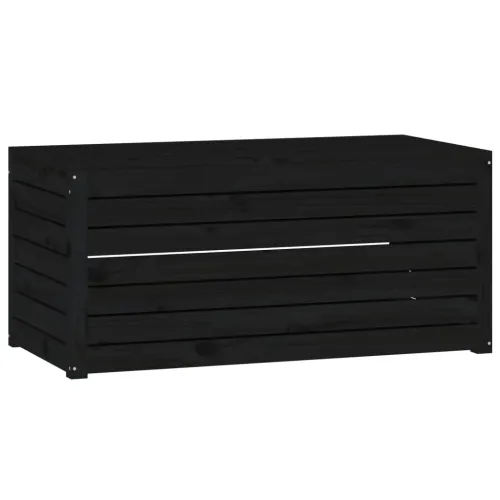Vrtna kutija crna 101 x 50,5 x 46,5 cm od masivne borovine - Crna 101 x 50.5 x 46.5 cm Crna 101 x 50.5 x 46.5 cm Cijena