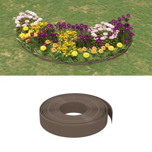 Vrtne ivice 5 kom smeđe 10 m 10 cm od polietilena - Smeđa 50 x 0.1 m 1 Cijena