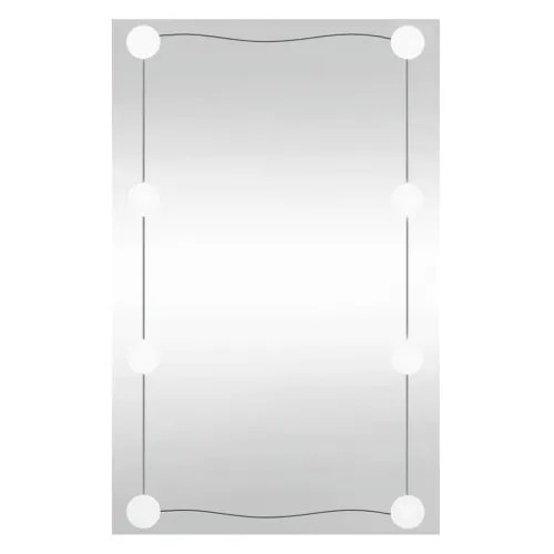 Zidno ogledalo s LED svjetlima 40x60 cm stakleno pravokutno - 40 x 60 cm 1 s LED svjetlima 40 x 60 cm Cijena