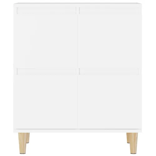 Komode 2 kom bijele 60 x 35 x 70 cm od konstruiranog drva - Bijela 2 Cijena