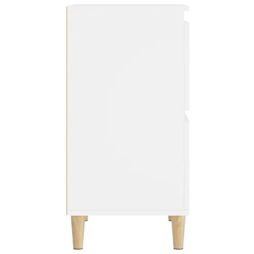 Komode 2 kom bijele 60 x 35 x 70 cm od konstruiranog drva - Bijela 2 Cijena