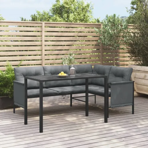 Vrtni stol - Blagovaonski stol antracit 110 x 54 x 70 cm čelični - Stol Cijena