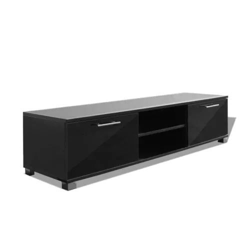 TV ormarić visoki sjaj crni 120 x 40,5 x 35 cm - Visoko sjajno crna 120 cm Cijena